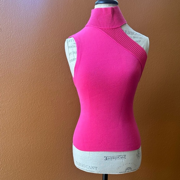 Alice+Olivia Wild Pink “Kiki Cut-Out Tank” Top Medium Excellent Condition! - Picture 7 of 11